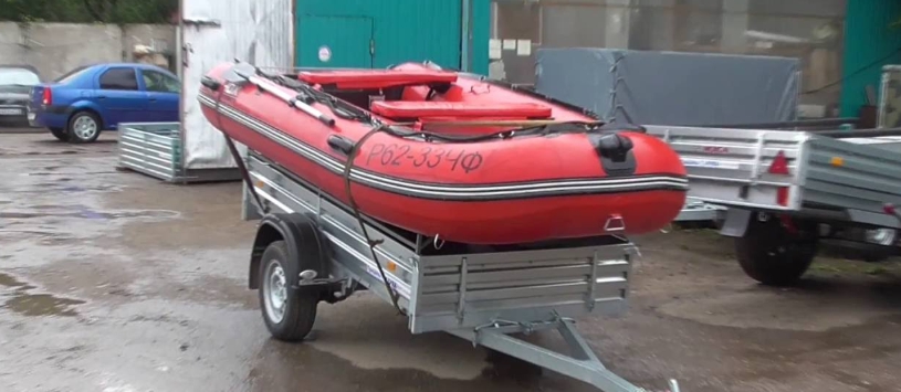 Переделывание прицепа для перевозки лодки ПВХ - GTS-trailer